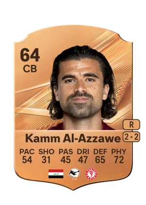 Kamm Al-Azzawe - 64 - Rare EA FC 27 card
