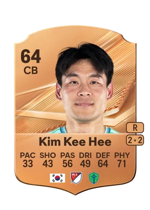Kim Kee Hee - 64 - Rare EA FC 27 card