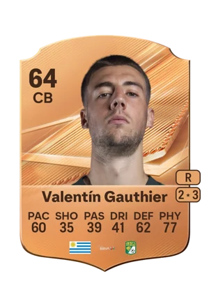 Valentín Gauthier - 64 - Rare EA FC 27 card