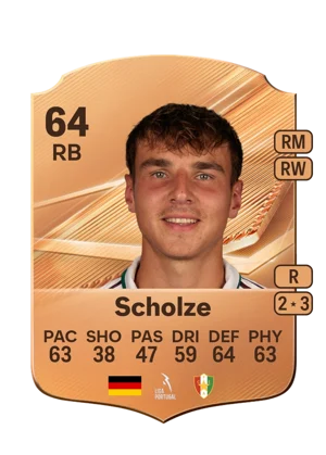 Scholze - 64 - Rare EA FC 27 card