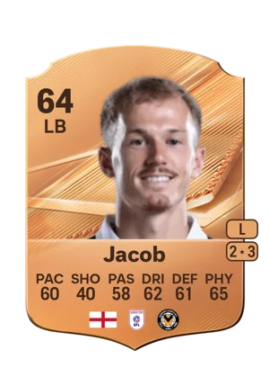 Jacob - 64 - Rare EA FC 27 card
