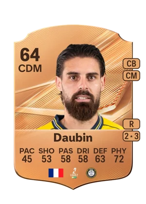 Daubin - 64 - Rare EA FC 27 card