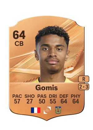 Gomis - 64 - Rare EA FC 27 card