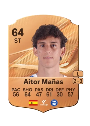 Aitor Mañas - 64 - Rare EA FC 27 card