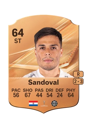 Sandoval - 64 - Rare EA FC 27 card