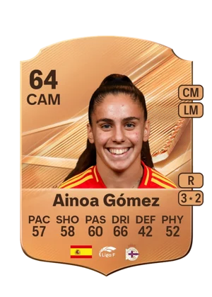 Ainoa Gómez - 64 - Rare EA FC 27 card