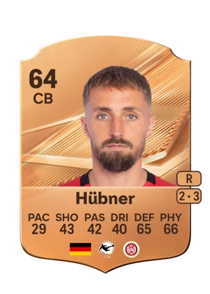 Hübner - 64 - Rare EA FC 27 card