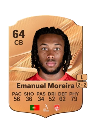 Emanuel Moreira - 64 - Rare EA FC 27 card