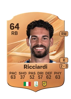 Ricciardi - 64 - Rare EA FC 27 card