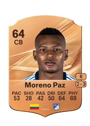 Moreno Paz - 64 - Rare EA FC 27 card