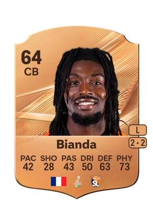 Bianda - 64 - Rare EA FC 27 card