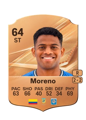 Moreno - 64 - Rare EA FC 27 card