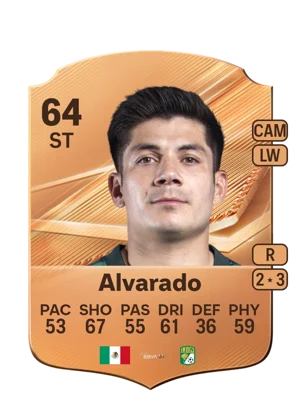 Alvarado - 64 - Rare EA FC 27 card