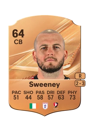 Sweeney - 64 - Rare EA FC 27 card