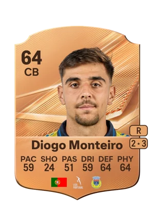 Diogo Monteiro - 64 - Rare EA FC 27 card