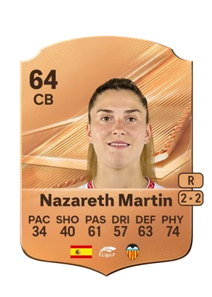 Nazareth Martin - 64 - Rare EA FC 27 card