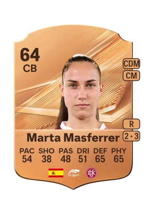 Marta Masferrer - 64 - Rare EA FC 27 card