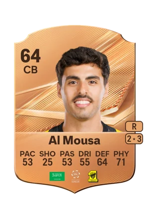 Al Mousa - 64 - Rare EA FC 27 card