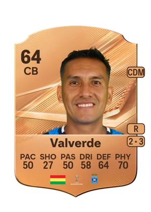 Valverde - 64 - Rare EA FC 27 card