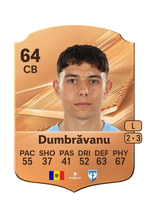 Dumbrăvanu - 64 - Rare EA FC 27 card