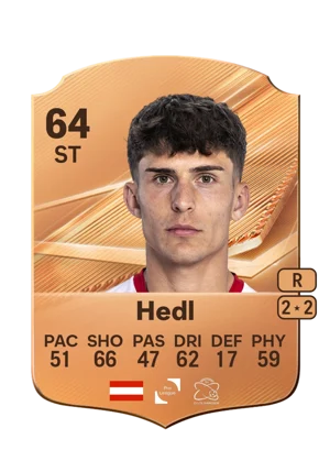 Hedl - 64 - Rare EA FC 27 card