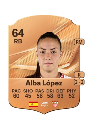 Alba López - 64 - Rare EA FC 27 card