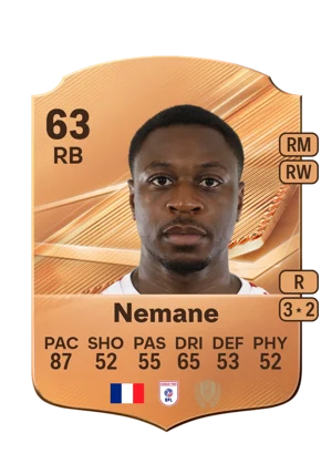 Nemane - 63 - Rare EA FC 27 card