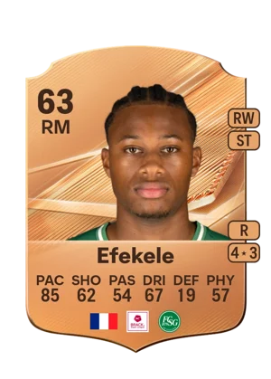 Efekele - 63 - Rare EA FC 27 card