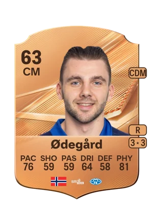 Ødegård - 63 - Rare EA FC 27 card