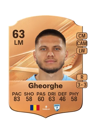 Gheorghe - 63 - Rare EA FC 27 card