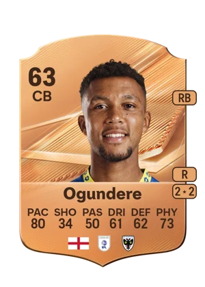 Ogundere - 63 - Rare EA FC 27 card
