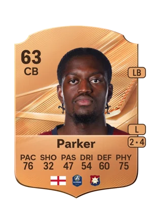 Parker - 63 - Rare EA FC 27 card