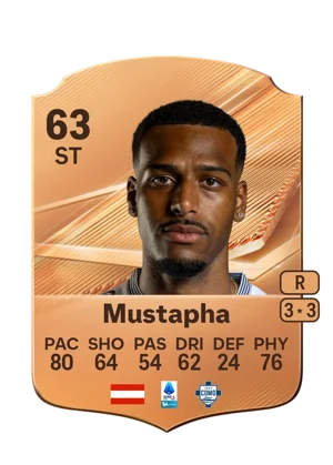 Mustapha - 63 - Rare EA FC 27 card