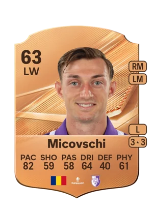 Micovschi - 63 - Rare EA FC 27 card