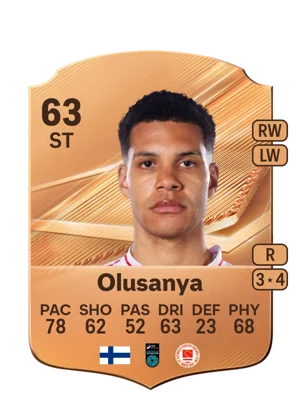 Olusanya - 63 - Rare EA FC 27 card