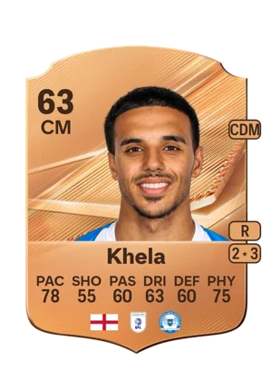 Khela - 63 - Rare EA FC 27 card