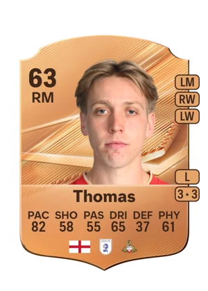 Thomas - 63 - Rare EA FC 27 card