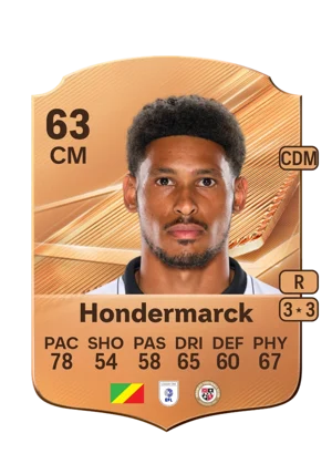 Hondermarck - 63 - Rare EA FC 27 card