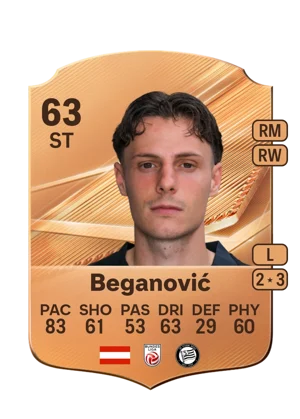 Beganović - 63 - Rare EA FC 27 card