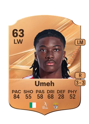 Umeh - 63 - Rare EA FC 27 card