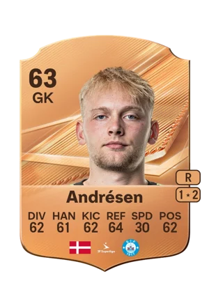 Andrésen - 63 - Rare EA FC 27 card