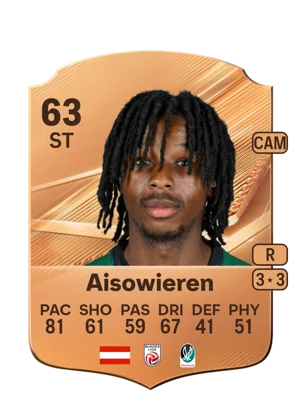 Aisowieren - 63 - Rare EA FC 27 card