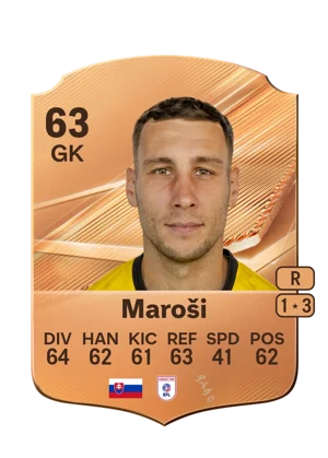Maroši - 63 - Rare EA FC 27 card