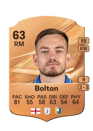Bolton - 63 - Rare EA FC 27 card