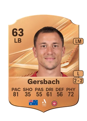 Gersbach - 63 - Rare EA FC 27 card