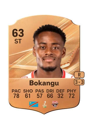 Bokangu - 63 - Rare EA FC 27 card
