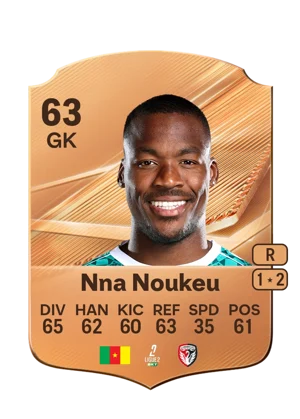 Nna Noukeu - 63 - Rare EA FC 27 card