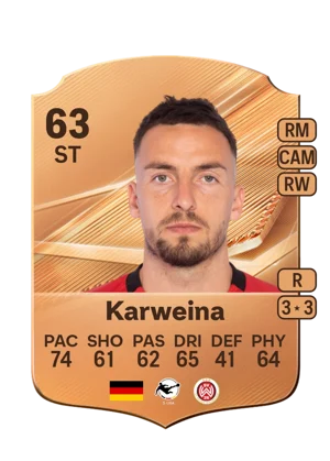 Karweina - 63 - Rare EA FC 27 card