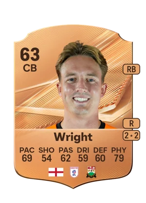 Wright - 63 - Rare EA FC 27 card