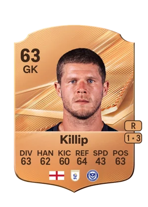 Killip - 63 - Rare EA FC 27 card
